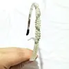 Nova Faixa de Cabelo Estilo Fada Versão Coreana Celebridade da Internet Acessório de Cabelo de Pérola Acessório de Cabelo 2025 para Franja e Cabelo, Estilo Tiara Dupla Camada de Diamante