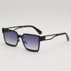 Gafas de Sol Cuadradas Verdes Modelo Nuevo 2026 Europeas y Americanas para Hombre, Estilo Hip-Hop Personalizado, Gafas de Sol de Gama Alta con Patillas Caladas