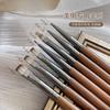 Set de Bolígrafos para Manicura de Nogal Estilo Hu Xiaozhang para Salones de Uñas, Tira de Arrastre de Construcción Pintada Especial, Venta Caliente en Xiaohongshu