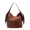 Bolsa tote grande de alta qualidade para mulheres, novo estilo outono, versátil, casual, adequada para o trabalho, bolsa de ombro, bolsa transversal, bolsa de axila, moderna