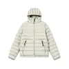 Jaqueta Acolchoada de Algodão com Costelas Estilo Retrô Americano Casal Inverno Casual Versátil Proteção Contra o Frio Curta com Capuz Feminino