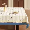 Mantel de cuadros fresco y sencillo, impermeable y a prueba de aceite, no requiere lavado, mantel de escritorio moderno, mantel rectangular de comedor estilo ins, tapete de PVC para mesa de café