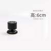 Herrajes engrosados de fábrica pie de gabinete de acero inoxidable negro pie de mueble de TV soporte de sofá cama mesa de té ajustable