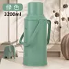 Termo Doméstico de Gran Capacidad, Botella de Agua Caliente Aislada, Carcasa de Plástico, Adecuado para Dormitorios de Estudiantes, Botella de Té Grande Estándar