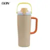 Taza Termo de Acero Inoxidable Qan304 Botella de Doble Pared con Aislamiento al Vacío Gran Capacidad Portátil con Asa Antiescaldado Portátil