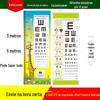 Tabela de Visão Personalizada Nova Versão Padrão Internacional Tabela Logarítmica de Acuidade Visual Atacado 3m Tabela de Altura e Visão Infantil Personalizada