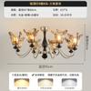 Lustre para Sala de Estar Francesa, Estilo Meados do Século, Iluminação Principal de Hall Retrô Americano, Iluminação de Sala de Jantar e Quarto de Luxo de Designer