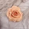 Hermosa cabeza de flor de rosa de lana multicolor de alta calidad sin deformación, pared de flores de boda, flor de simulación de color especial para primavera y otoño
