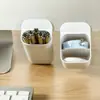Caja de almacenamiento de escritorio para bolígrafos, multifuncional, para oficina, sencilla, para ordenador de escritorio, para guardar objetos pequeños