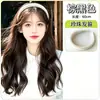 Diadema con peluca para niñas, estilo cálido de invierno, diseño de corona alta, peluca integrada con rizos ondulados, postizo de moda para otoño e invierno