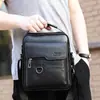 Nuevo bolso de hombro para hombre, bolso cruzado vertical informal de negocios, bolso de mano de cuero suave de PU, maletín de negocios