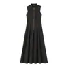Estilo Europeo y Americano Transfronterizo Z Nueva Moda Elegante Ropa para Mujer al por Mayor Elegante Vestido sin Mangas de Cuello Redondo 2902586