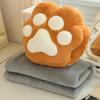 Almohada de Pata de Gato de Dibujos Animados, Calentador de Manos, Cojín Multifuncional, Cojín para Asiento, Oficina Dormitorio, Regalo Lindo y Adorable para Niñas