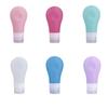 Kit de Frascos de Silicone para Viagem Caixa de Armazenamento de Frascos Cosméticos Frasco Portátil para Loção Frasco para Sabonete Corporal Sabonete de Mãos