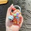 Chaveiro de Acrílico com Marca de Texto de Frutas Criativas, Pingente de Bolsa de Desenho Animado Fofo, Pequeno Presente
