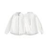 Nanxia Qiaozhuang Marca Nueva Retro de Moda Camisa de Manga Larga a Rayas con Parches Falsos de Dos Piezas Ajuste Holgado Versátil Camisa para Pareja