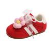 Zapatillas de Encaje con Flores para Niñas 2025 Primavera y Otoño Nuevos Lindos Zapatos Casuales para Niños Estilo Universitario Zapatillas de Entrenamiento