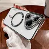 Funda magnética para teléfono adecuada para Huawei Pura80, TPU galvanizado transparente Mate70Pro, todo incluido, carga, anticaída, funda suave