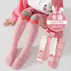 Calcetines para Niñas, Calcetines Largos de Verano, Calcetines Dulces para Niños, Calcetines de Algodón con Encaje de Dibujos Animados, Lindos Calcetines Largos hasta la Rodilla para Primavera y Verano