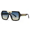 Gafas de sol europeas y americanas de moda no convencionales para hombre, gafas callejeras exageradas personalizadas, gafas para exteriores anti-ultravioleta LH215