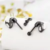 Henson Cartílago de Oreja de Cachorro Clavo de Oreja Nicho Sentido Avanzado Tornillo Varilla de Tornillo Clavo de Oreja de Acero de Titanio Joyería para Perforación Personalizada