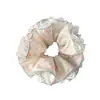 Elástico de Cabelo Floral Estilo Pastoral Cintura Fina para Meninas, Corda de Cabelo Doce e de Alta Qualidade Estilo Preguiçoso, Acessório de Cabelo de Renda Versátil para Penteados de Coque