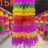 2,5 metros grande flutuante transparente Festival Qingming flutuador puxar flor varredura de túmulo memorial pendurado lanternas verdes papel moeda itens de costumes funerários