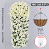 Simulação Transfronteiriça Violeta Pendente de Parede Flor Trepadeira Decoração de Interior Flor de Parede Flor Artificial Flor Pendurada Flor de Parede para Sala de Estar Flor de Plástico