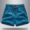 Shorts Masculinos Finos Soltos de Secagem Rápida para o Verão Calças Esportivas Casuais Respiráveis Shorts de Treinamento para Fitness Atletismo Corrida