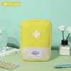 Bolsa de primeiros socorros portátil para viagem coreana Bolsa pequena para remédios Bolsa pequena para armazenamento Bolsa de primeiros socorros médicos Bolsa de emergência
