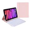 Para iPadmini6/7 funda protectora de teclado inalámbrico funda de TPU con ranura para lápiz teclado Bluetooth funda de cuero ventas directas de fábrica