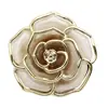 Gancho para Bolso Redondo con Forma de Rosa de Alta Rotación en Stock, Gancho Plegable para Mesa 3D, Gancho Navideño de Flor de Plástico