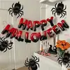 Novos balões de pé grandes de Halloween transfronteiriços: aranha e abóbora grandes para o Festival Fantasma, balões de folha de alumínio de caveira