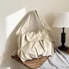 2026 Bolso Tote Plegado de Moda de Nicho, Estilo Coreano, Elegante, Gran Capacidad, Bolso de Hombro para Viajes Diarios, Bolso de Mano para Viajes