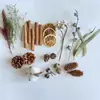 Bandeja de Pedra Difusora DIY Cimento Meteoro Copo de Vela Recipiente de Cristal Sem Chama Decorações Românticas para Castiçal de Vela de Longa Duração