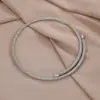 Moda Europeia e Americana Personalidade Versátil Geométrico Redondo Conjunto Cruzado Fronteira Retrô Tendência Exagerado Design Pulseira e Corrente para Clavícula