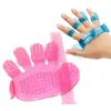 Cepillo de baño para mascotas Guantes de Palma cepillo de cinco dedos gato y perro belleza mascota Directo de Fábrica Suministros de Baño para Mascotas