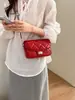 Bolsa feminina prata com padrão de diamante 2026 nova de verão transfronteiriça bolsa de corrente de alta qualidade versátil moda bolsa de ombro crossbody