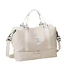 Bolsa Esportiva para Mulheres, Bolsa de Treino Fitness Transfronteiriça, Armazenamento com Separação Seca e Úmida, Bagagem Expansível, Bolsa de Mão Versátil, Bolsa de Viagem Transversal