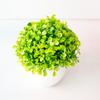 Bonsái pequeño para decoración de oficina, hogar, sala de estar, flores artificiales, hierba del amor, venta al por mayor