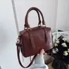 Otoño/Invierno 2026 Nuevo Bolso Boston Retro para Mujer Bolso Cruzado de Hombro Único de Cuero Genuino Bolso de Mano Versátil de Nicho de Alta Gama