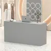Tienda de Ropa Moderna Sencilla Isla Pequeña de Caja Bar Recepción Frontal Mostrador Popular