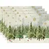 Novo Produto Mais Vendido da Amazon Jogos Americanos de Inverno Jogos Americanos de Natal Decoração de Casa Mesa de Cozinha Jogos Americanos Impressos Digitalmente