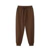 AG260g fino puro algodão sólido cor calças camisola masculina personalizado cordão casual retro moda esportes pacote de impressão de calças
