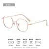 Retro Revisión Armazón de Ojo Polygonal para Adolescente 5302 Fábrica de Gafas Danyang Fotografía Espejo Plano Mujer Cara Redonda