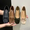 Bailarinas de estilo francés que aumentan la altura, zapatos de mujer de punta fina, nueva colección de otoño, zapatos Mary Jane, zapatos de noche y mocasines