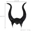 Diadema de Cuernos de Maléfica de Vinilo, Accesorio de Cosplay de Maléfica, Accesorio de Halloween