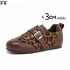 Cuero genuino, estilo Melard, estampado de leopardo retro, zapatillas de entrenamiento alemanas, unisex, nueva colección otoño 2026, zapatillas casuales, zapatos estilo Forrest Gump