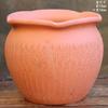 Olla Grande de Cerámica Roja Hecha a Mano Quemada Vegetal Maceta Carnosa Maceta Grande de Cerámica de Barro Grueso Maceta Grande Rosa Bougainvillea Planta Verde Maceta Alta