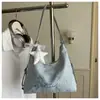 Bolso Tote Grande de Capacidad para Mujer con Bordado Fresco de Letra 2026 Diseño de Moda Personalizado Casual para Hombro y Cruzado
